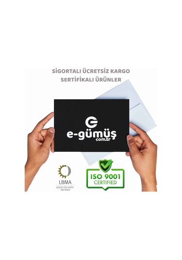 E-gümüş 5gr. 995 24 Ayar Külçe Altın