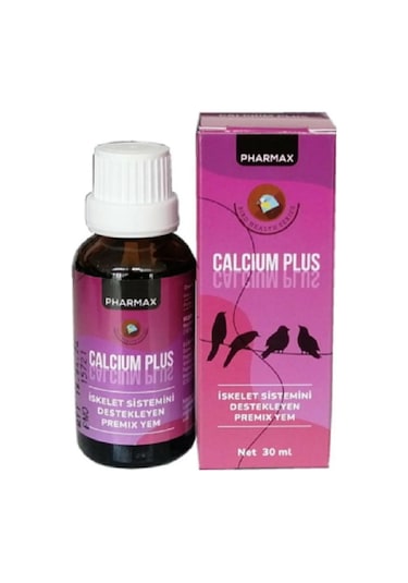 Pharmax Calcıum Kuşlar için Kalsium İskelet 30 ML