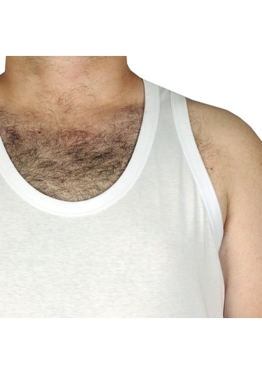 Mode Xl Büyük Beden Erkek Atlet Bisiklet Yaka 6340 001