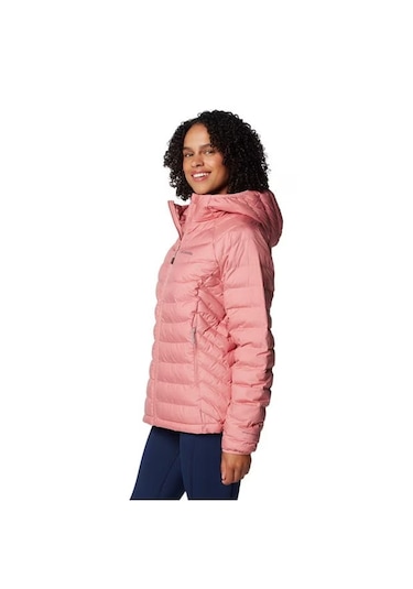 Columbia Powder Lite Iı Kadın Kapüşonlu Mont Wk8123-629 Pembe