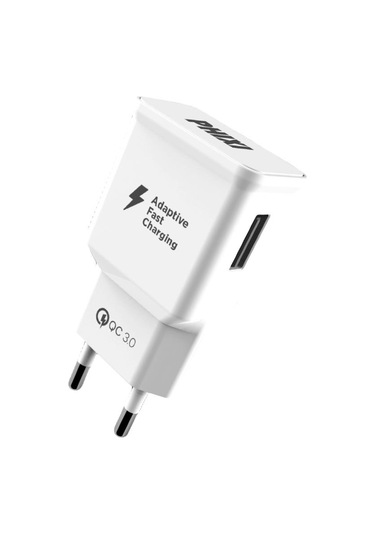 Phixi QCH202 Basic 12V / 3A Qualcomm 3.0 Hızlı Şarj Adaptörü Beyaz
