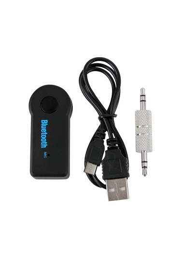 Sones Taşınabilir Tek Ses Kanalı Bluetooth Müzik Alıcısı İphone İpad Uyumlu Araba Kulaklık Stereo Mini Boombox  Siyah