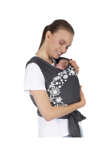 Sevi Bebe Bebek Taşıma Şalı Sling ART-562 Gri
