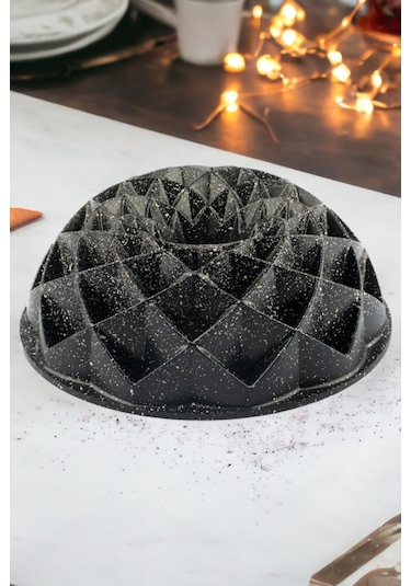 Brillant ANTARES Döküm  Granit Kek Kalıbı Siyah