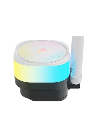 Corsaır 240mm Tıtan 240rx Lcd Cw-9061020-ww Am5-1851p Rgb Sıvı Soğutmalı İşlemci Fanı Beyaz