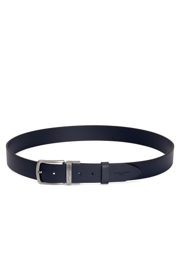 Pierre Cardin Çift Yönlü Deri Erkek Kemer En 4 Cm Pc4099 Lacivert
