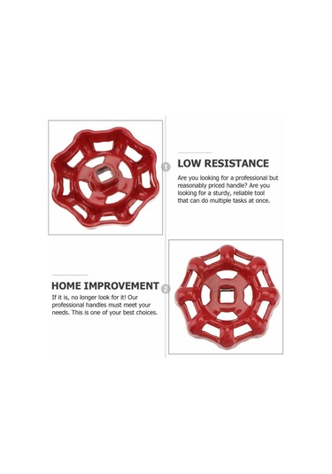 Vana Kolu Kırmızı Demir Vana Kolu Küresel Vana Kapatma Vanası Su Borusu