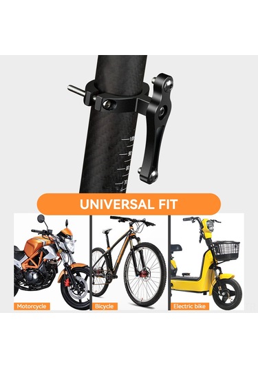 Xiyyadms Alüminyum Bisiklet Su Şişesi Tutucu Adaptörü - Tek Vida Sabitlenme - Sürtünmelere Dayanıklı - Gümüş Renk