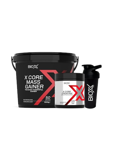 Mass Gainer Çikolata 5 Kg 50 Servis + Kreatin 300 Gr 100 Servis + Shaker Çikolata