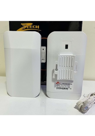 Ztech Zr-1000 " 1km 2 10/100mbps Rj45 1 X Poe+1 X Lan Port 24v Poe Or 12v Dc 300mbps " 2 Adet