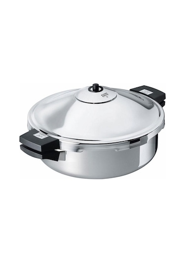 Kuhn Rikon 30330 Duromatic 5 L 28 CMDüdüklü Tencere Gümüş