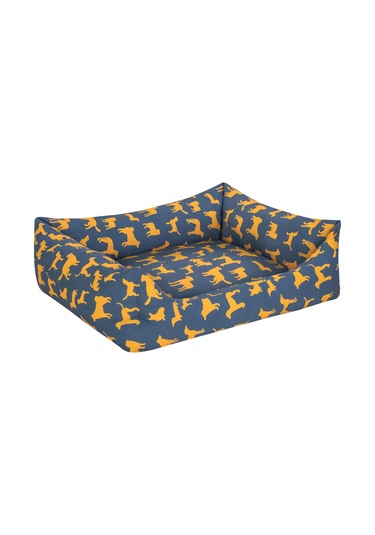 Pet Comfort Uniform Lacivert-sarı Köpek Yatağı L 70x60cm