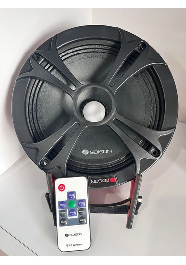 Edison 20 Cm Midrange 600 Wat Hoparlör 120 Rms 7 Renk Işıklı Rgb