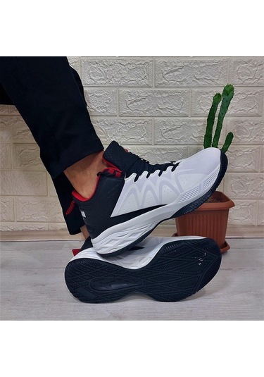 Jump 28652 Beyaz Boğazlı Basket Spor Ayakkabı Beyaz