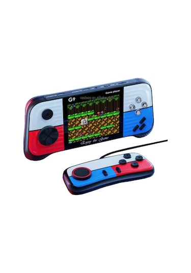 G9 Çift 1000 Oyunlu Retro Konsol Çift Kollu Nostaljik Oyunlu-1055