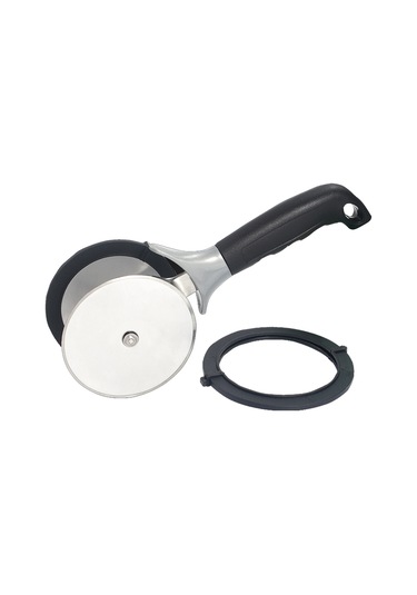 Koruyucu Kapaklı Salata Doğrayıcı Çift Tekerlekli Salata Gümüş Gümüş