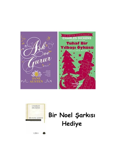 Aşk Ve Gurur Ciltli + Tuhaf Bir Yılbaşı Öyküsü + Bir Noel Şarkısı