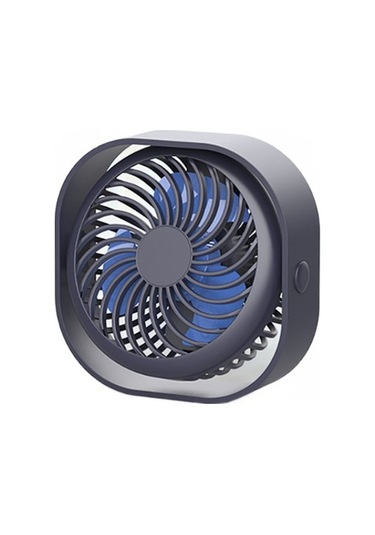 Usb Masa Fan Taşınabilir Masaüstü Masa Fan 360 Rotasyon İle Ayarlanabilir Güçlü Rüzgar Sessiz Mini Fan Ofis Ev Usb Gadgets Fftzm1 Mavi