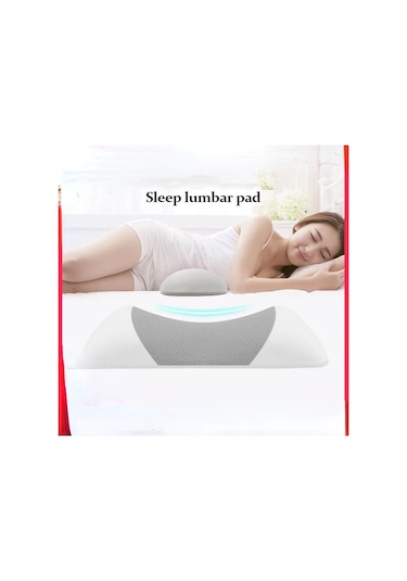 1pcs Uyku İçin Bel Desteği Yastık Bellek Köpük Geri Bel Desteği