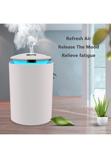 Novahub 260ml Sessiz Usb Nemlendirici, Beyaz, Mini Hava Spreyi, Ofis/ev/yol İçin