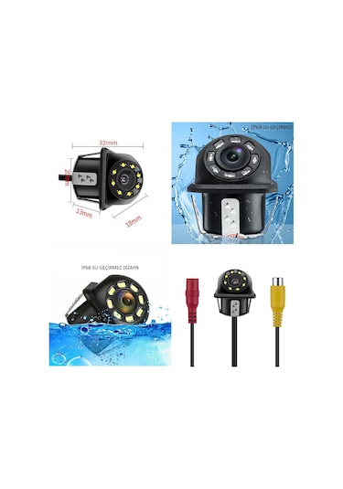 Hareketli Çizgili Trajectory Tecnology Işıklı Arka Görüş K