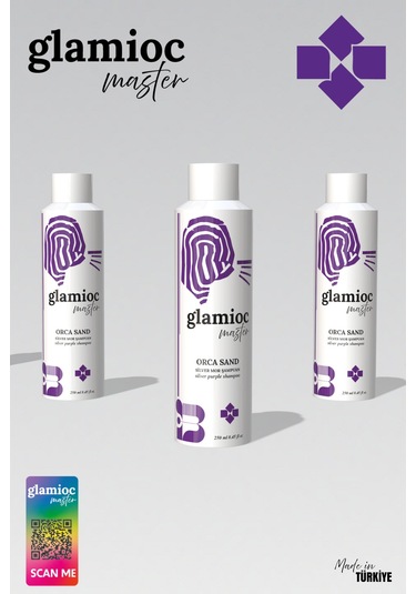 Mioc Kozmetik Glamioc Master Orca Sand Silver Mor Şampuan