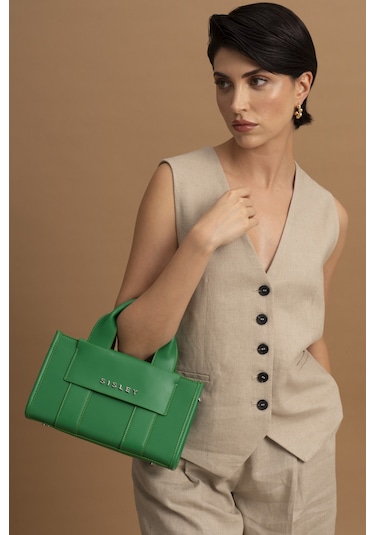 Sisley Sly 110 El Çantası Std / Yeşil Yeşil