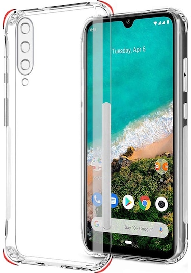 Adige Xiaomi Mi A3 Kılıf Kamera Korumalı Süper Silikon