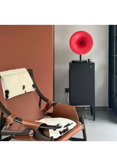 Fennessy İ5 Bluetooth Hoparlörlü 110w Hi-fi Retro Pikap Plakçalar Turntable, Siyah