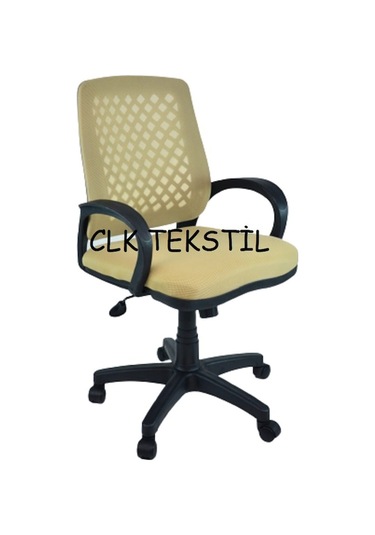 Clk-06 Fileli Petek Ofis Büro Bilgisayar Koltuğu Sandalyesi Cappucino