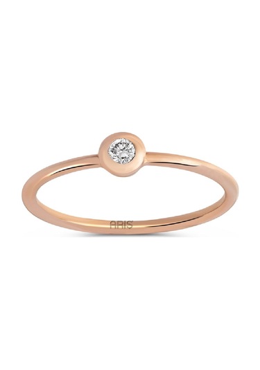 Ariş 0.06 Karat Pırlantalı Tektaş Yüzük