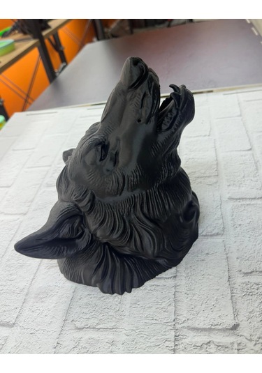 Siyah Ayı Figürü Duvar Dekoru Asılabilir Hediyelik Heykel 25x19 Cm