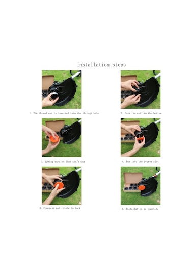 Greenworks Çim Biçme Makinesi İçin Halat Bobini Biçme, Boyut:5 Adet