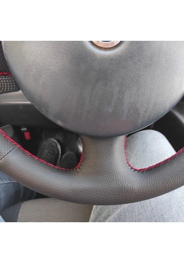 Fiat Doblo 2005-2010 Araca Özel Direksiyon Kılıfı Noktalı Düz