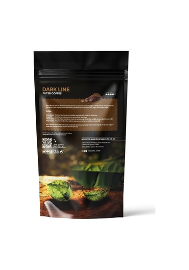 New Coffee Dark Line Öğütülmüş Filtre Kahve Filtre 500 G