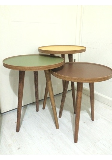 3'Lü Zigon Sehpa Tasarım - 16Mm Veya 18Mm Mdf Tabla (415037142)