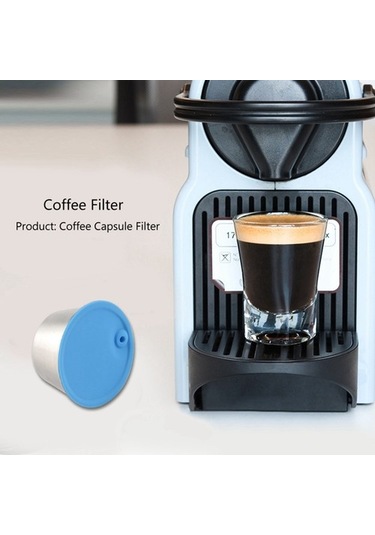 Metabagua Dolce-gusto Için Yeniden Kullanılabilir Kapsül, /dolce-gusto Için Paslanmaz Çelik Kahve Filtresi Seti Ga7nzj Gümüş