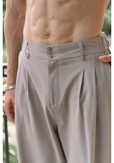 Mai Collection Geaohrid Vizon Erkek Pantolon Vizon