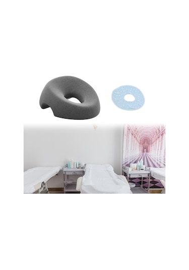 Homyl Masaj Yastığı, Güzellik Salonu Destek , Hafif, Çok Gri