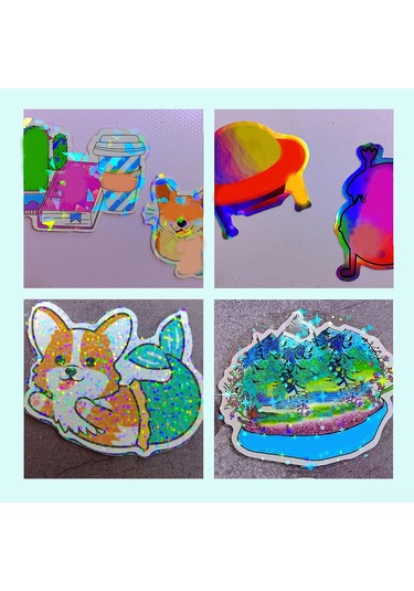 Hombey 20 Adet A4 Boy 210x297mm Parlak Tozlu Soğuk Lamine Film - Otomatik Yapışkan, Makine Gerektirmeyen, Fotoğraf/ Belgeler İçin Koruyucu Folyo