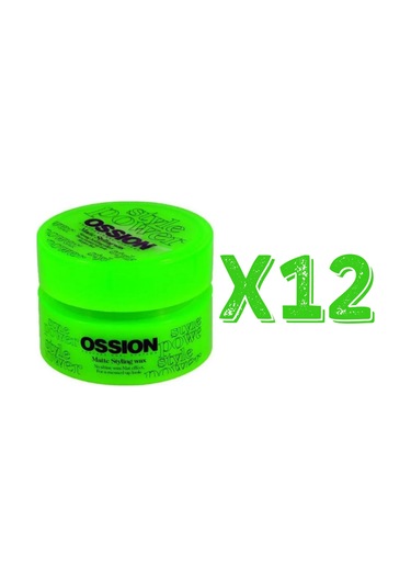 Ossion Saç Şekillendirici Mat Wax 100 Ml 12 Adet