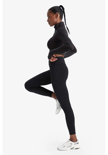 Defacto Defactofit Beli Saran Sporcu Tayt C4564ax25aubk81 SiYAH