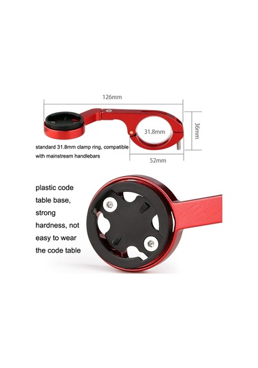 Bg-371 Bisiklet Alüminyum Alaşımlı Kod Tablosu Çerçevesi Evrensel Kod Tablosu Uzatma El Feneri Braketi Gümüş Gümüş