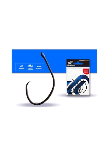 Hayabusa Hcrl 186 Black Nickel 5 Li Pk No:3/0 Olta İğnesi