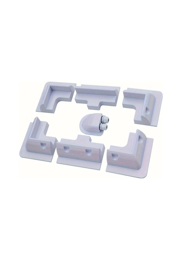 Hightower 4/7 Parça Güneş Paneli Montaj Braketi Kiti - Karavan Motohome Minibüs Çatı Aparatı