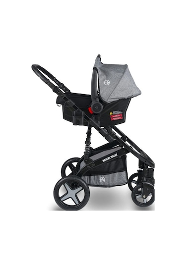 Maxi Taxi Fast Pro Alüminyum Travel Sistem Bebek Arabası - Cotton Grey