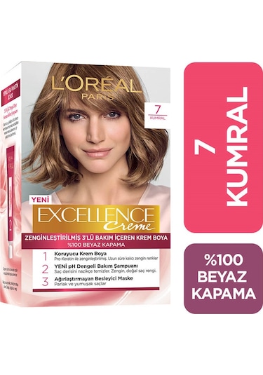 Loreal Paris Excellence Creme Saç Boyası 7 Kumral