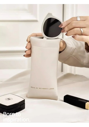 Kadın Gözlük Kılıfı, Otomatik Kapanan Taşınabilir Koruma Kutusu 4