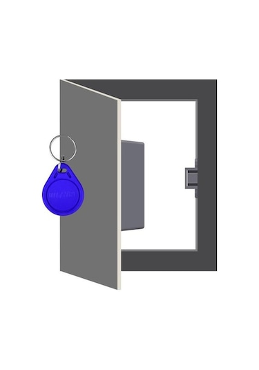 Pazly Gri Dijital Dolap Akıllı Elektronik Kilit Görünmez Sensör Kilidi Emid Ic Kart Çekmece Dolap Mobilya Donanım Myy Gri