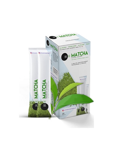 Matcha Maça Premium Japanese Antıoxıdant Burner Bitki Çayı 2'li 20 x 10 G
